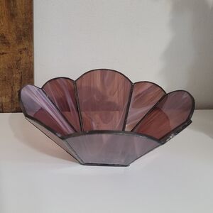 Stained Glass Decorative Bowl - Trinket Dish